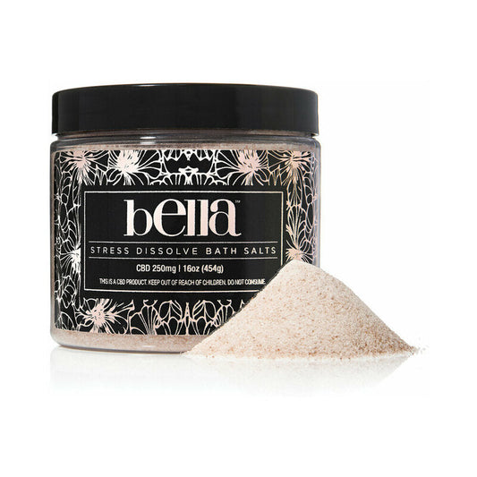 Bella Stress Dissolve CBD Bath Salts 16 oz.