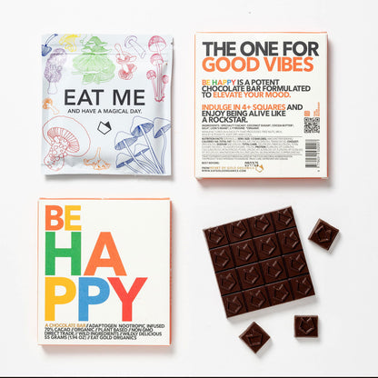 BE HAPPY Chocolate Bar - Flow + Glow